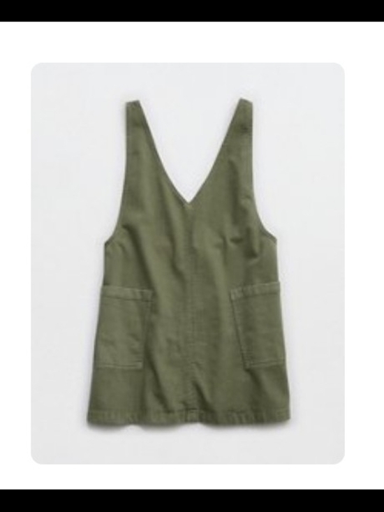 aerie Dresses & Skirts - Aerie Denim Skirtall In Olive Fun